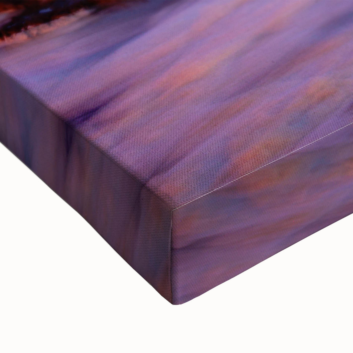 Black and white landscape art painting of an African savannah on stretched canvas, ideal for bedroom wall art.