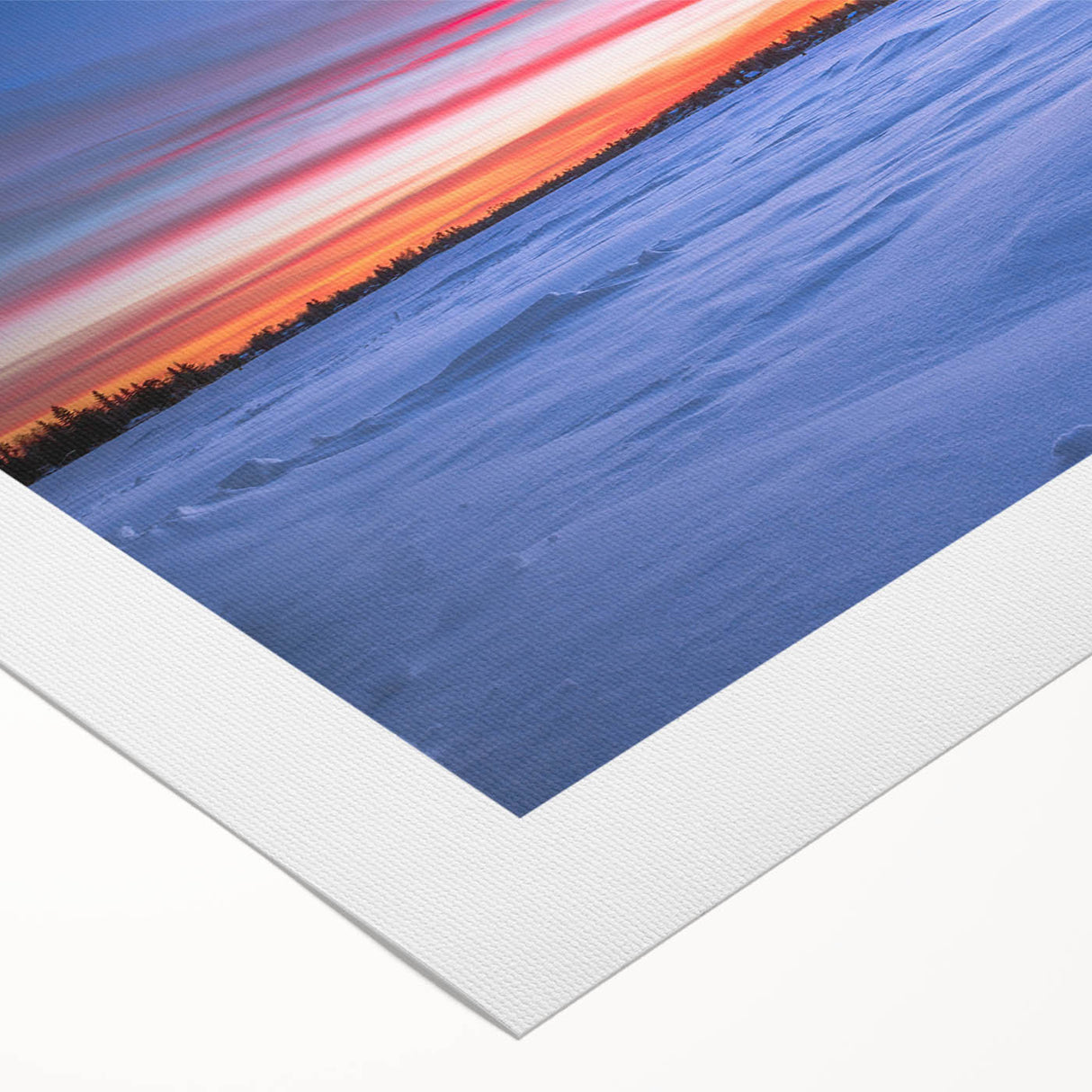 Art deco poster of Manitoba scenery in muted earth tones on rolled canvas, suitable for dining room wall art.