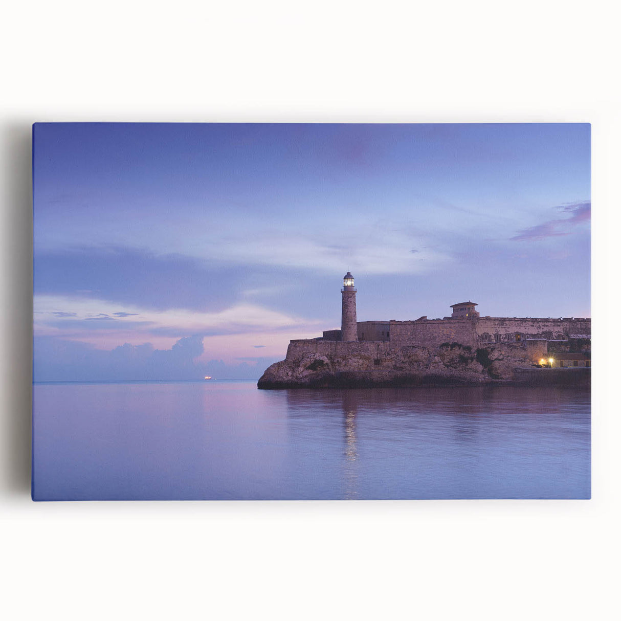 Black and white stretched canvas featuring a serene Caribbean beach scene, ideal for kitchen wall art.