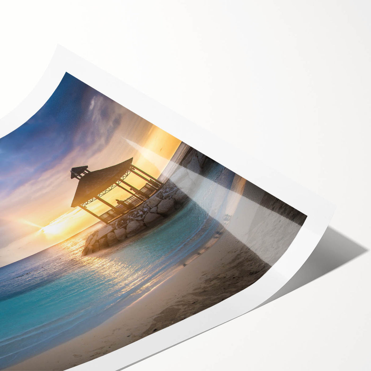 Extra large wall art featuring line art flowers in vibrant hues on a rolled canvas, ideal for large living room decor.