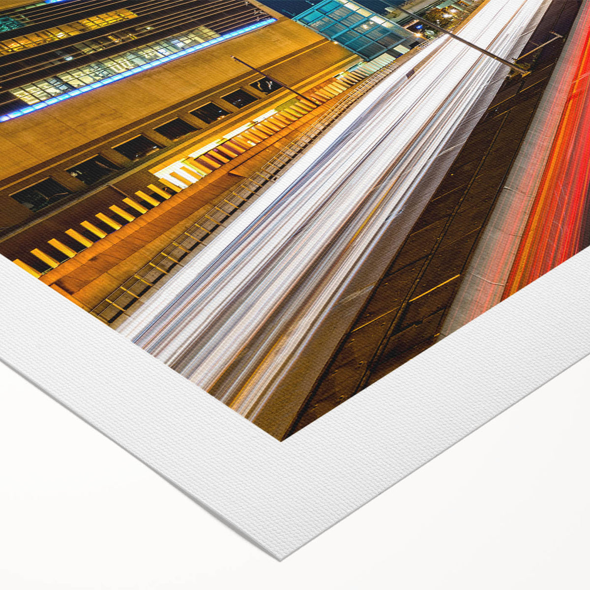 Art deco poster of Boston skyline in muted blue tones on rolled canvas, suitable for dining room wall art.