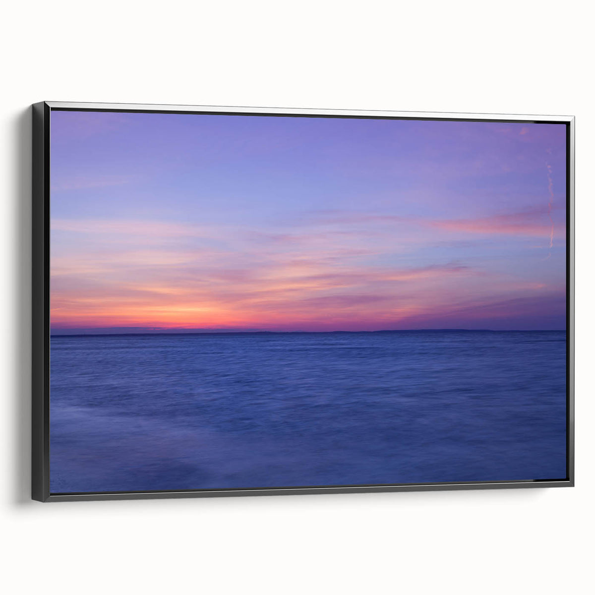 Framed canvas of a black and white vintage landscape of Cape Cod, ideal for bedroom wall decor.