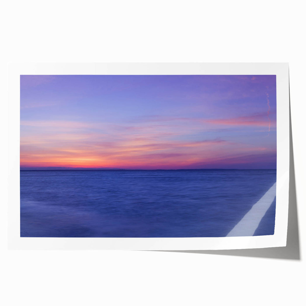 Rolled print of Cape Cod scenery with soft pastel colors, ideal for art wall dining room or classy bathroom.