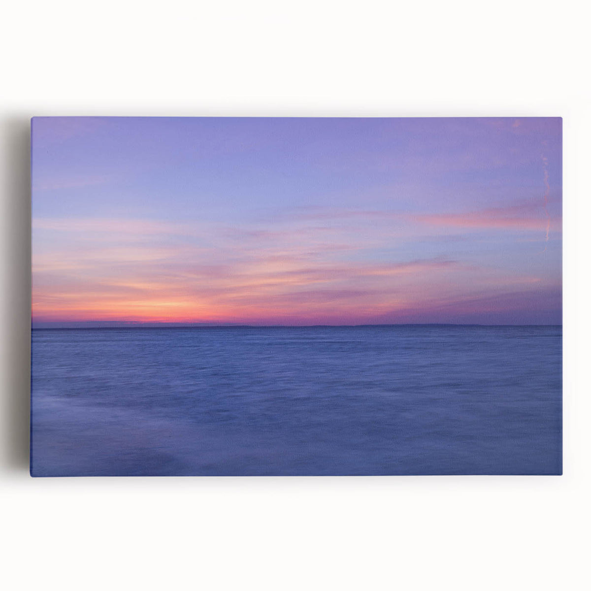 Black and white stretched canvas of Massachusetts Cape scenery, ideal for kitchen wall art.