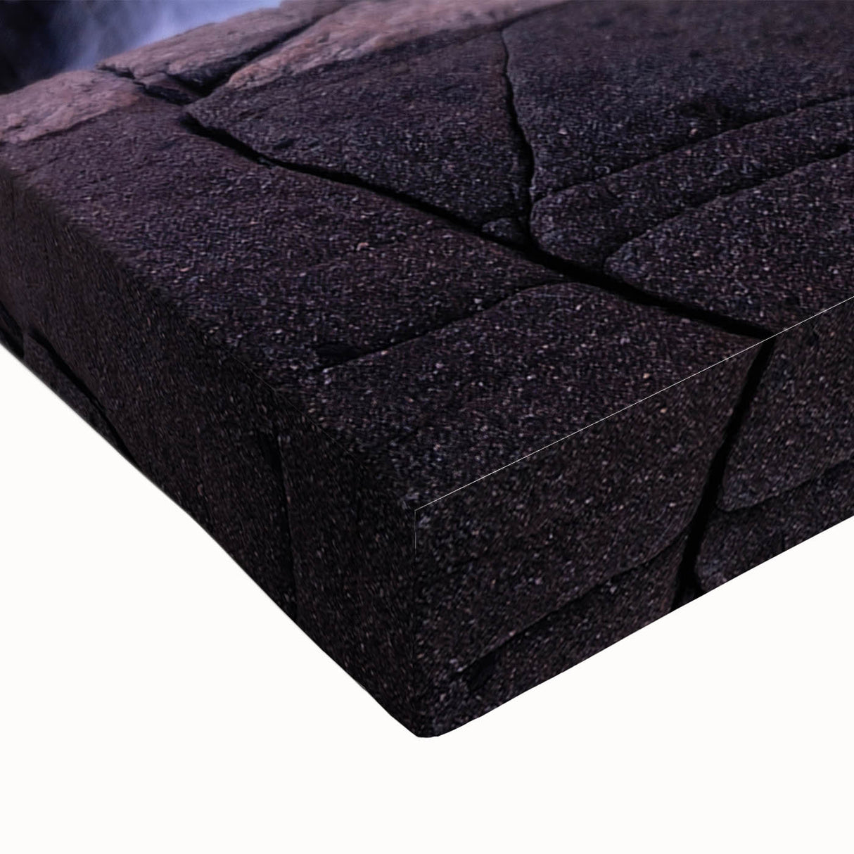 Black and white landscape art painting of Nova Scotia on stretched canvas, suitable for bedroom wall art.