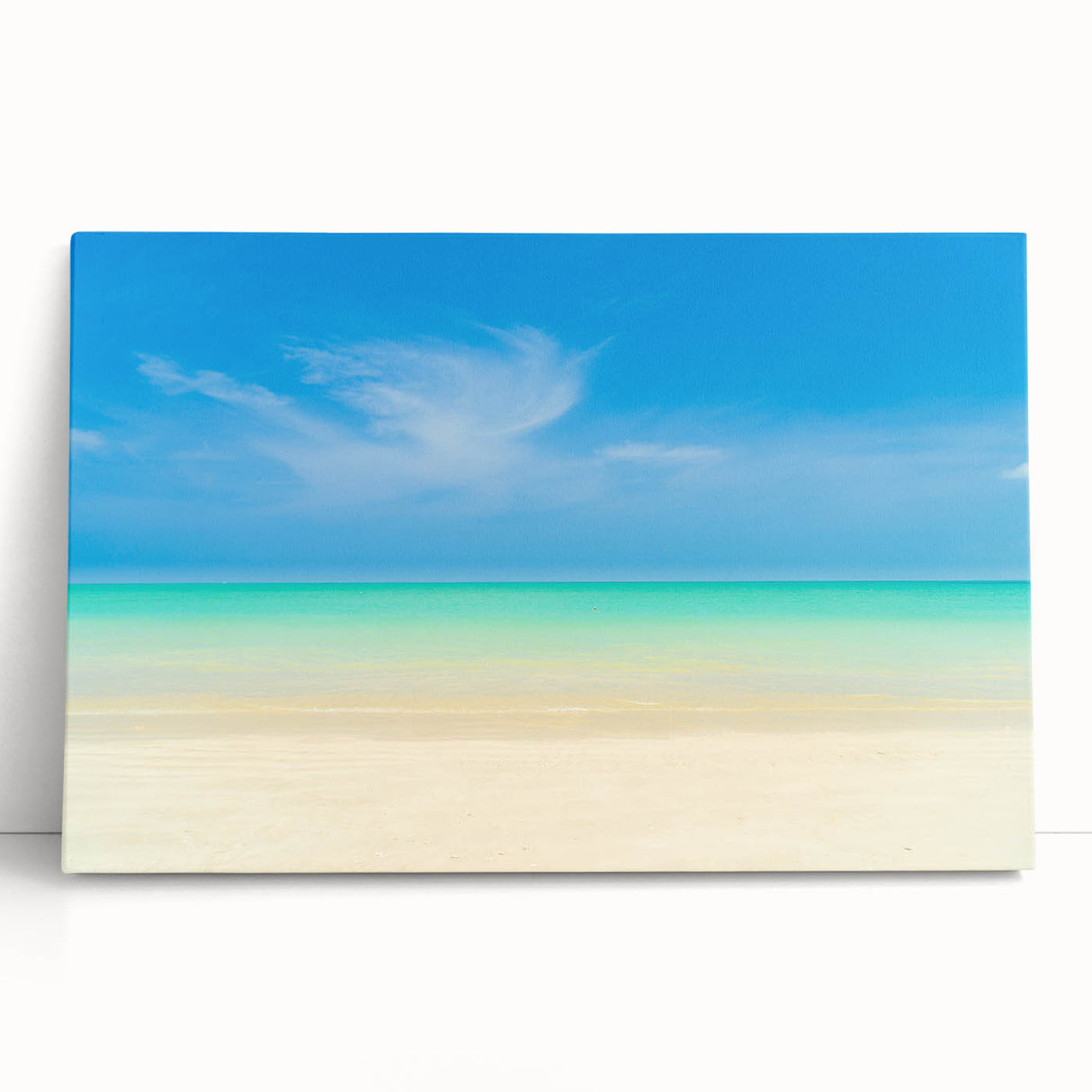 Large black and white photo of Antigua scenery on stretched canvas, suitable for kitchen wall art.