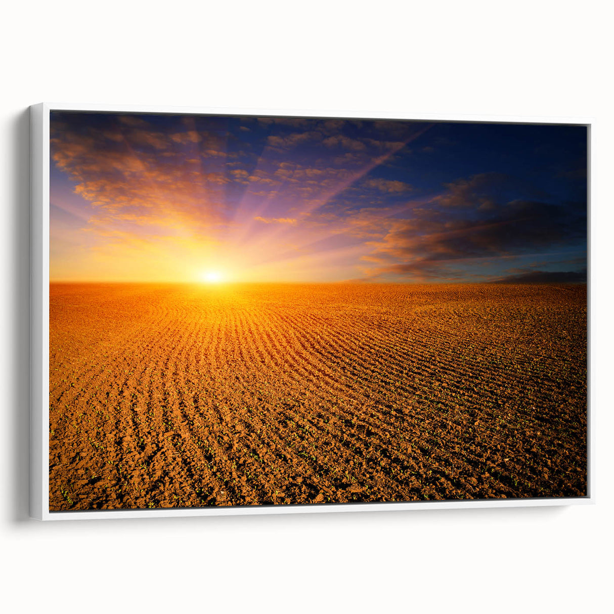 Vintage poster art of a colorful European scenery on extra large framed canvas, ideal for living room decor.