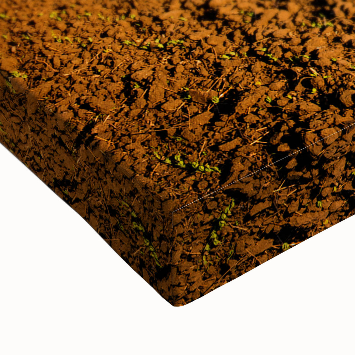 Black and white landscape painting of a serene Ukrainian scenery on large stretched canvas, suitable for bedroom decor.