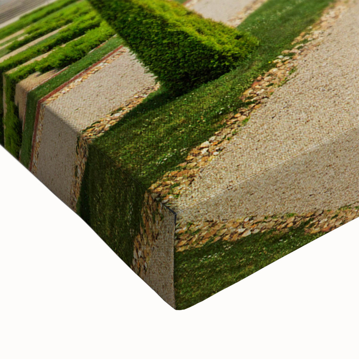 Black and white landscape art painting of an Austrian scenery on large stretched canvas, suitable for bedroom decor.