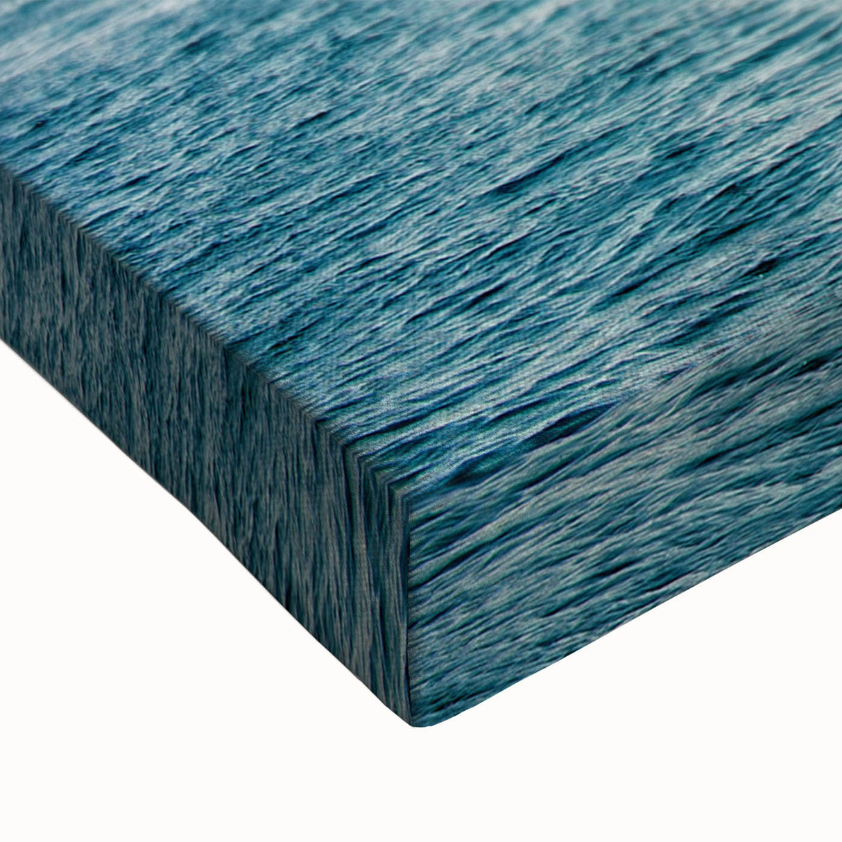 Black and white landscape art painting of a Croatian coastal scene on stretched canvas, ideal for bedroom wall decor.