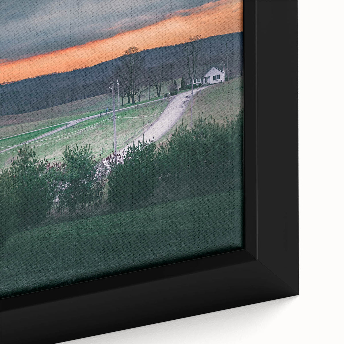 Textured black wall art featuring a colorful abstract design on a framed canvas, ideal for living room decor.