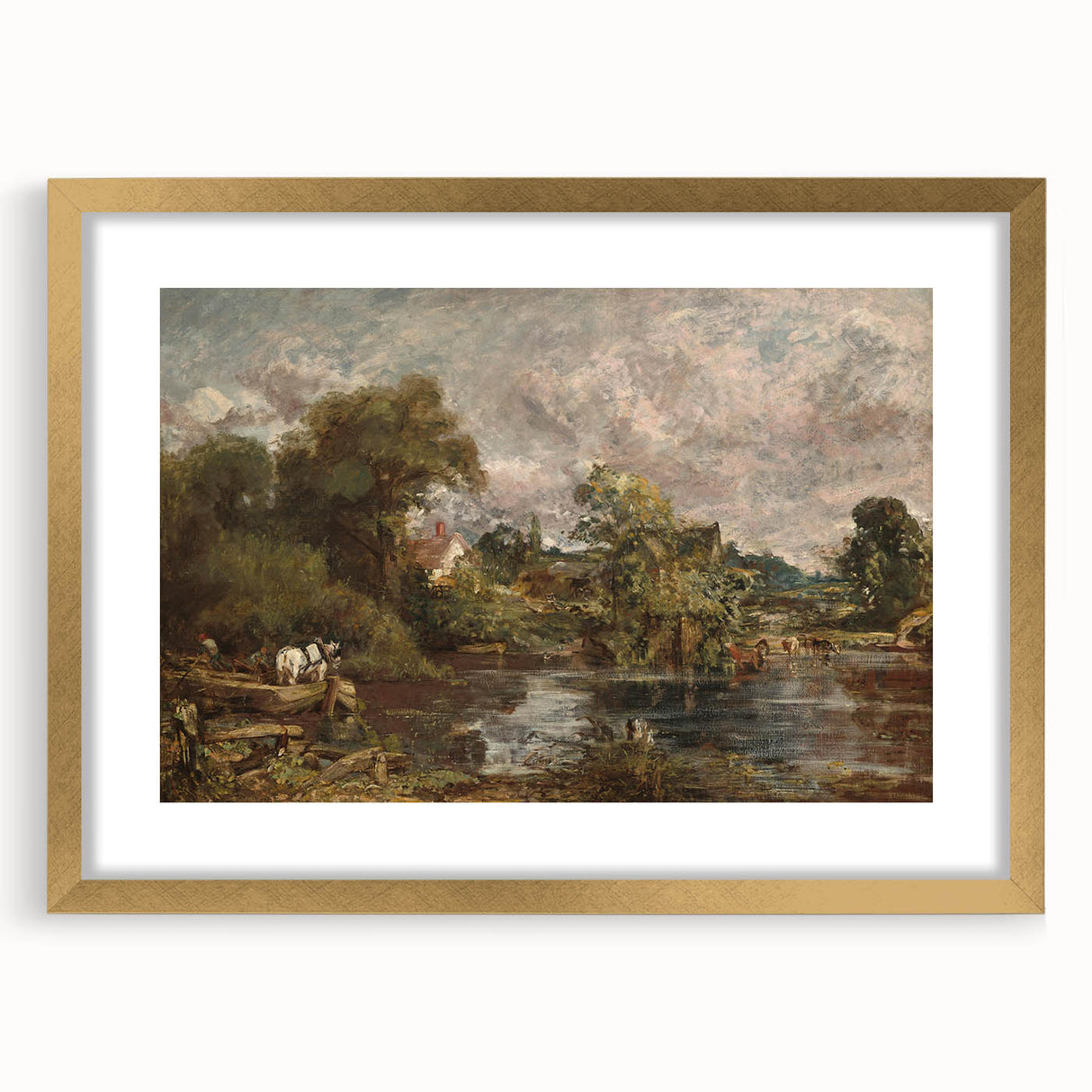 Romanticism Art: "The White Horse" by John Constable