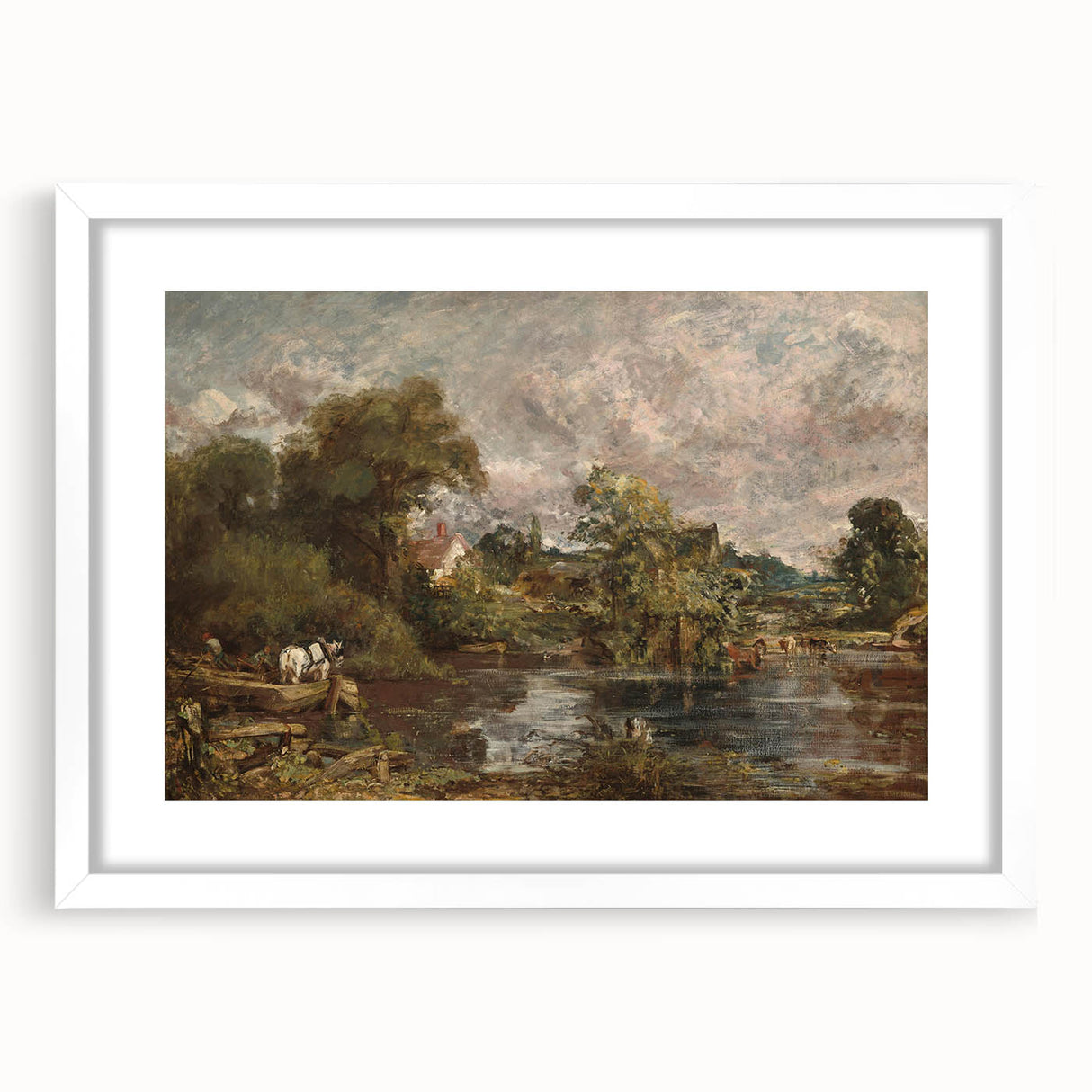 Romanticism Art: "The White Horse" by John Constable