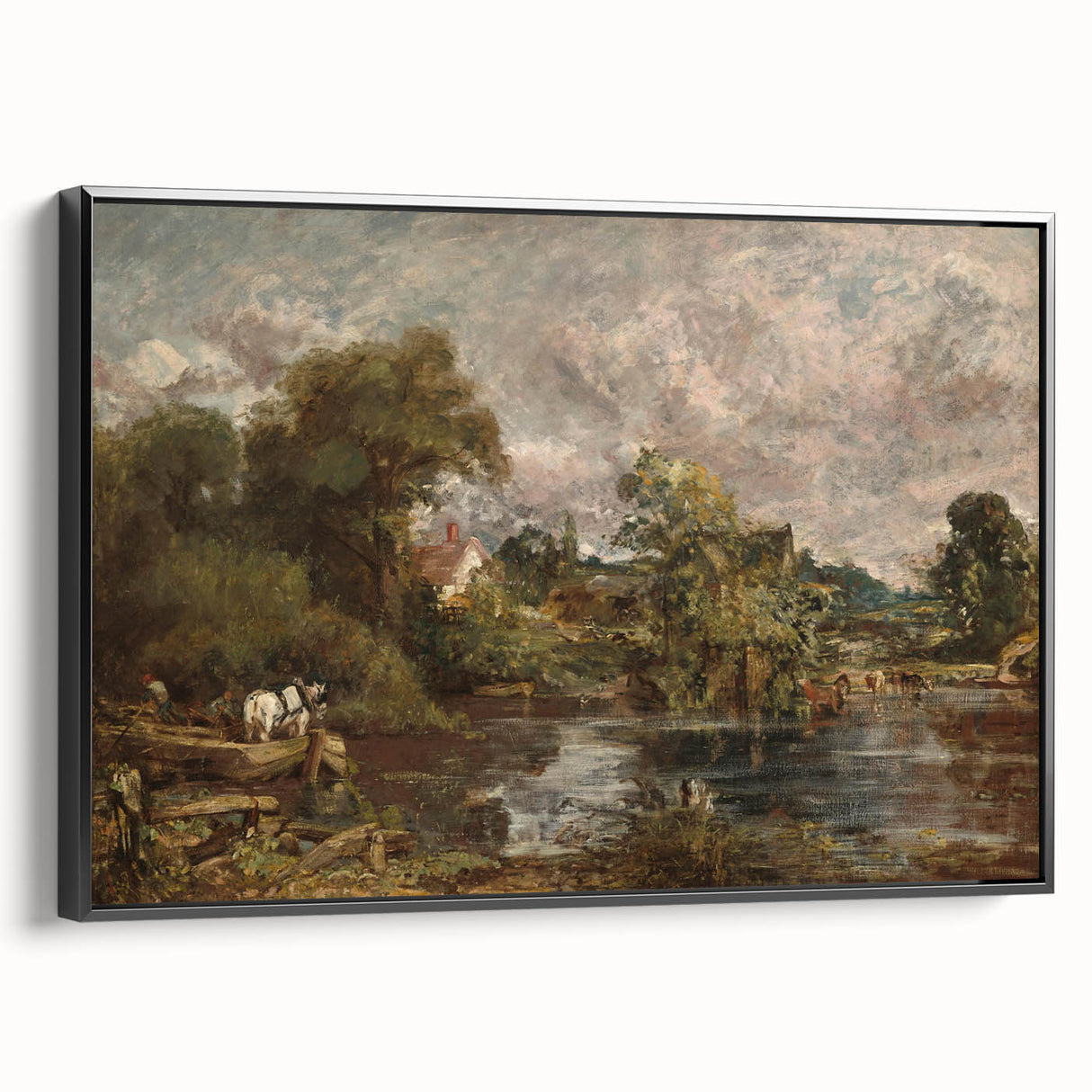 Romanticism Art: "The White Horse" by John Constable