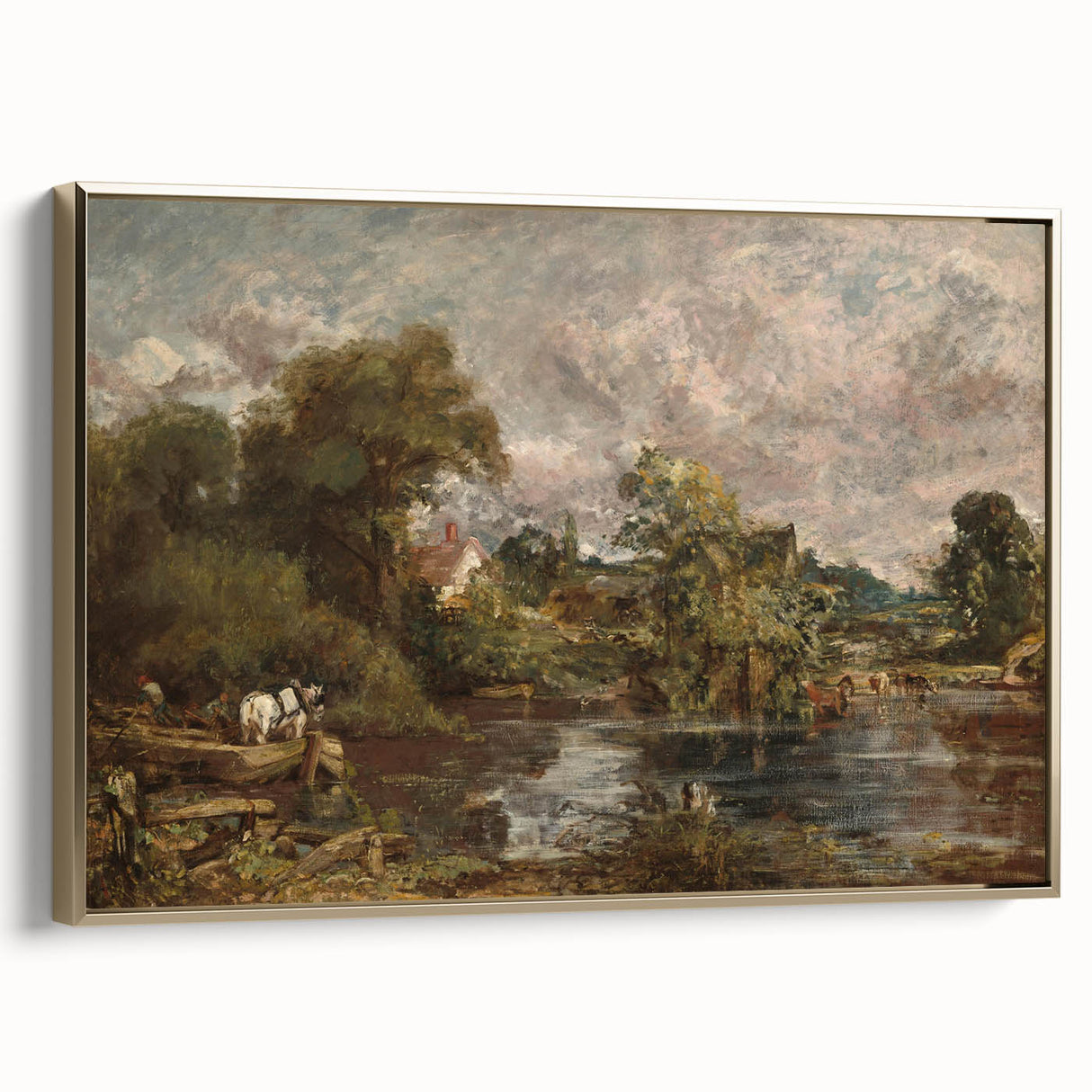 Romanticism Art: "The White Horse" by John Constable
