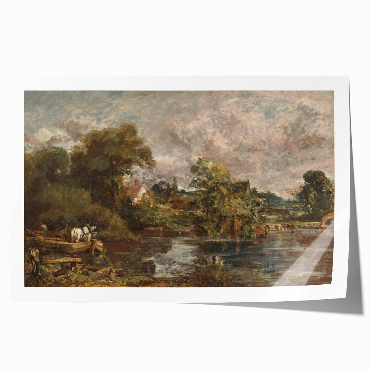 Romanticism Art: "The White Horse" by John Constable