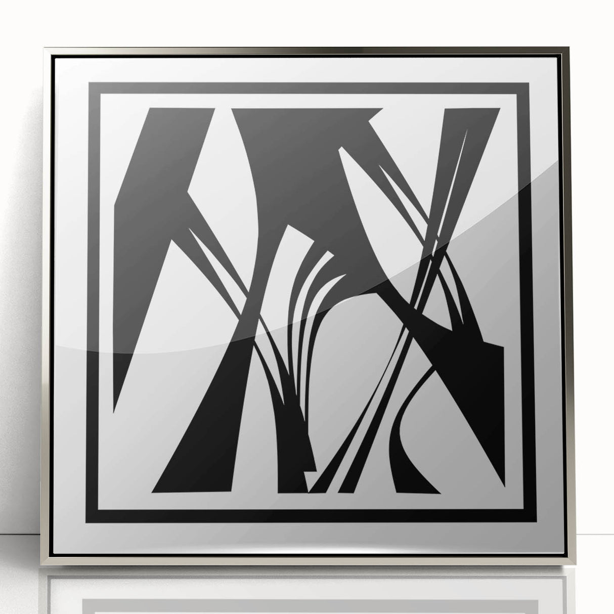 Minimalist Black & White Abstract Bedroom Wall Art – Canvas & Prints