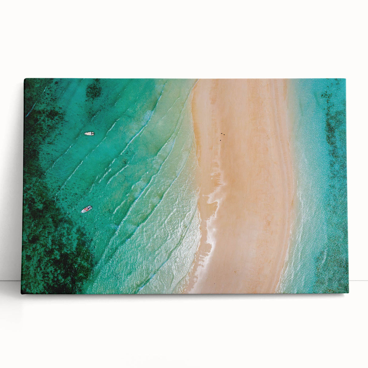 Large black and white canvas print of a Madagascar scenery, ideal for kitchen wall art or bedroom ambiance.