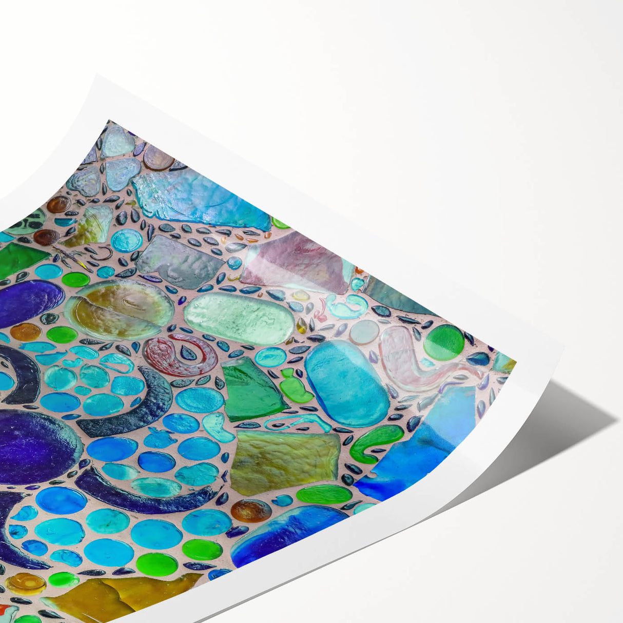 Extra large wall art featuring line art flowers in muted earth tones on a rolled print, suitable for large living room decor.