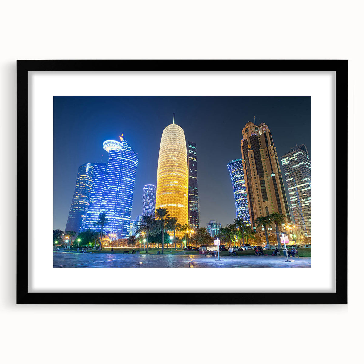 Extra large abstract art print featuring a vibrant.