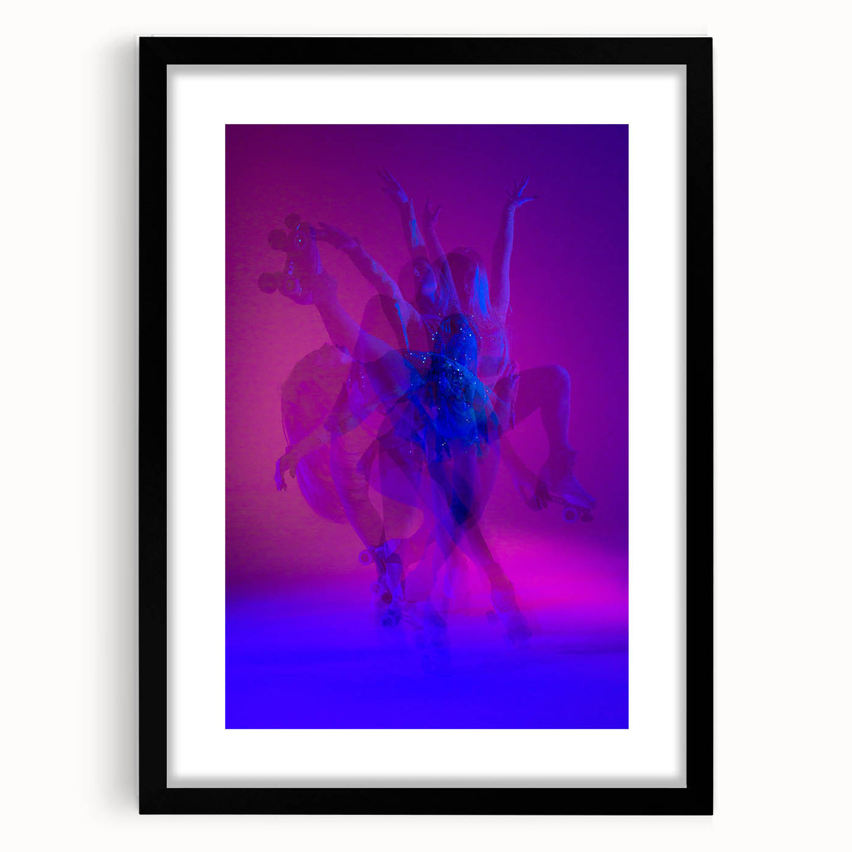 Skater in Motion – Vibrant Expressive Emotive Figure Wall Art