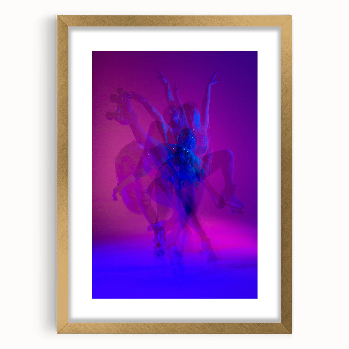 Skater in Motion – Vibrant Expressive Emotive Figure Wall Art