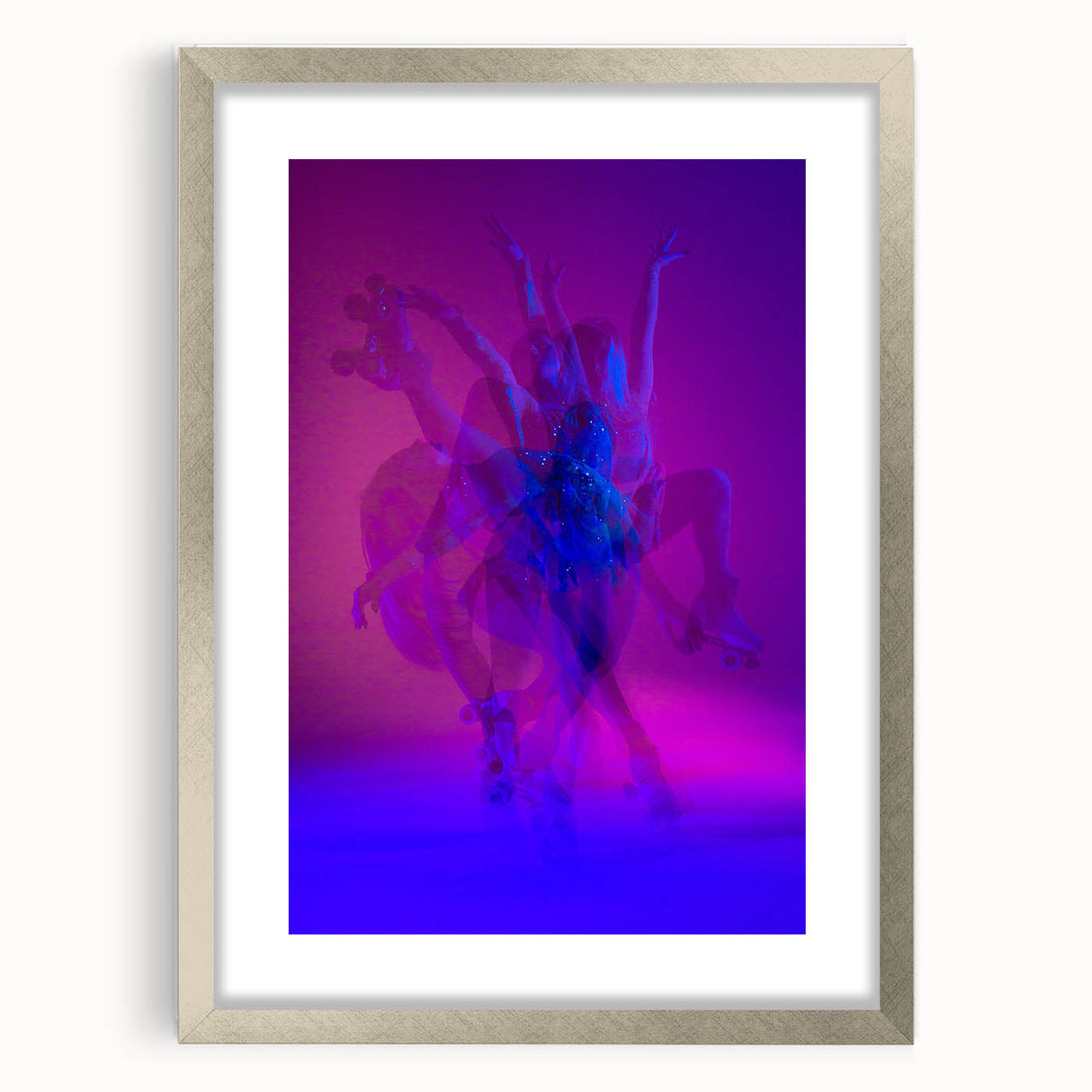 Skater in Motion – Vibrant Expressive Emotive Figure Wall Art