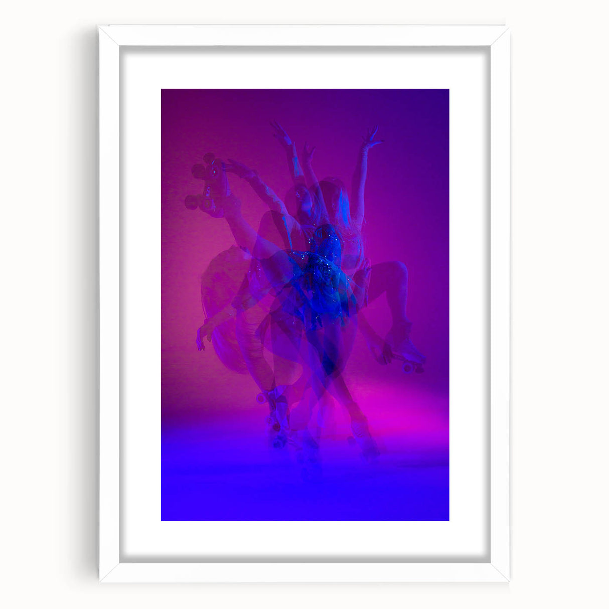 Skater in Motion – Vibrant Expressive Emotive Figure Wall Art