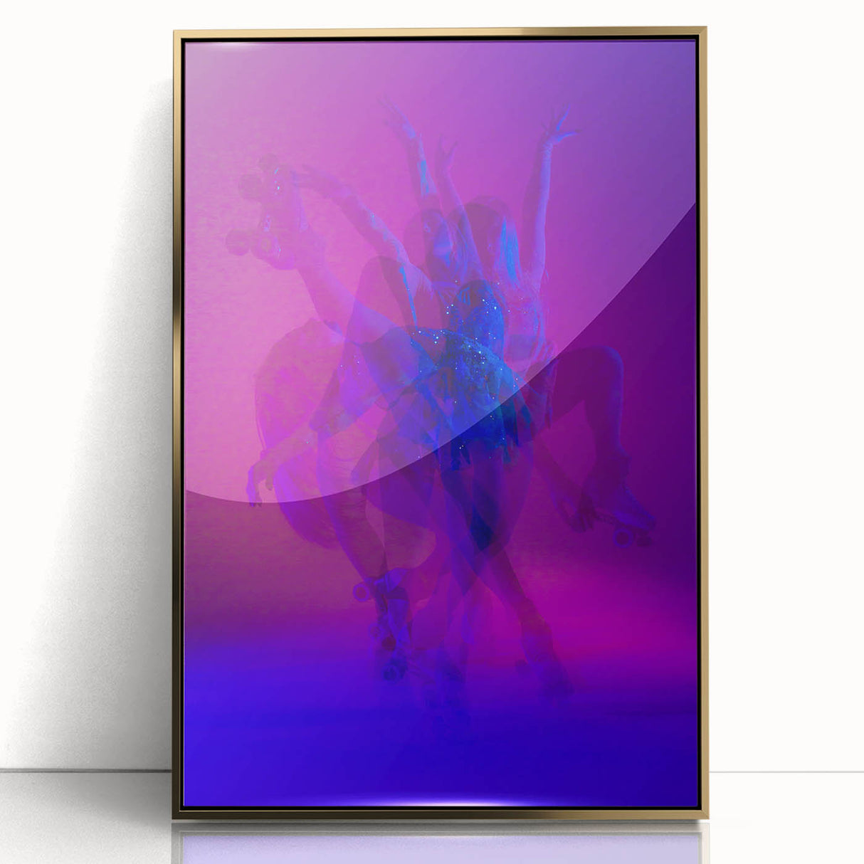 Skater in Motion – Vibrant Expressive Emotive Figure Wall Art