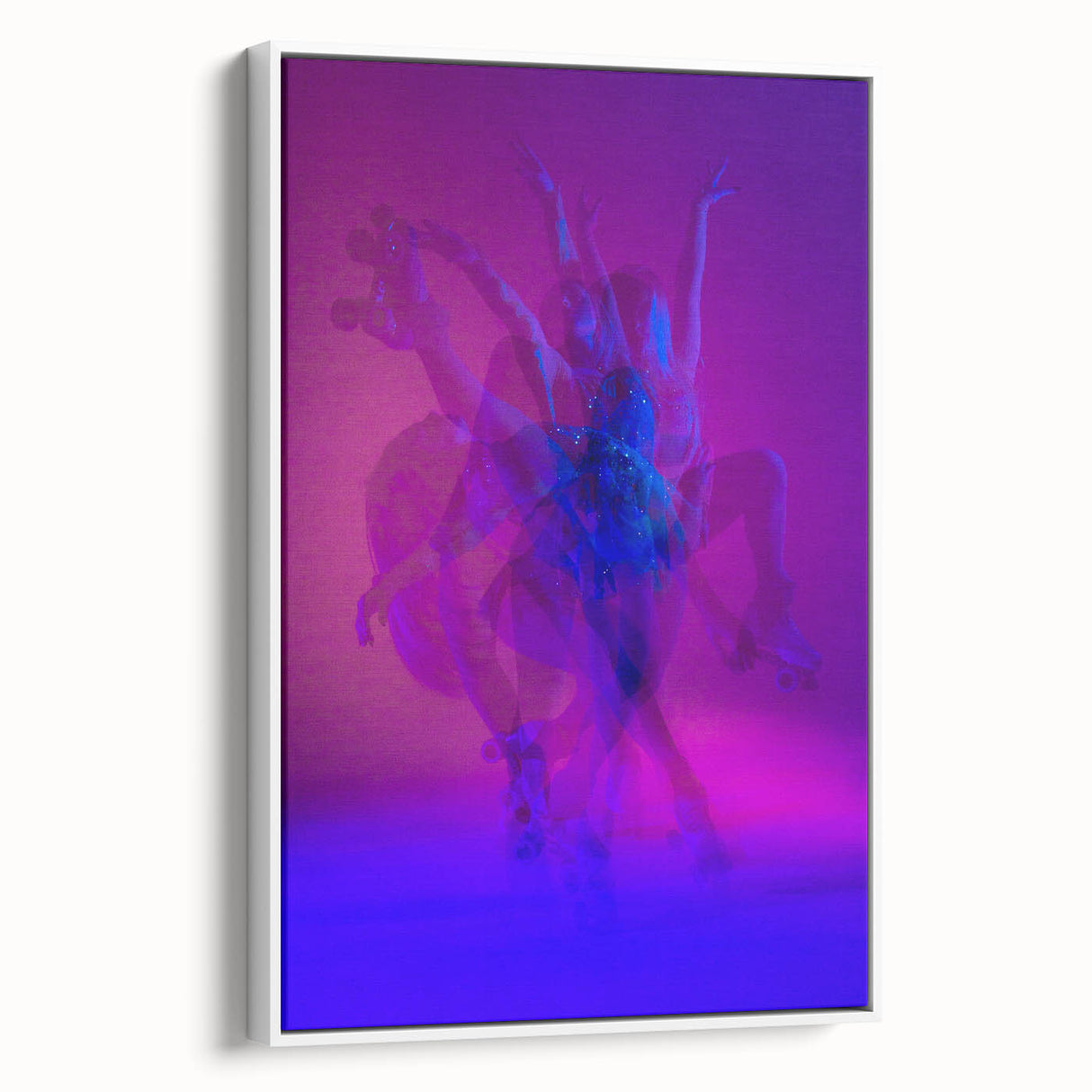Skater in Motion – Vibrant Expressive Emotive Figure Wall Art