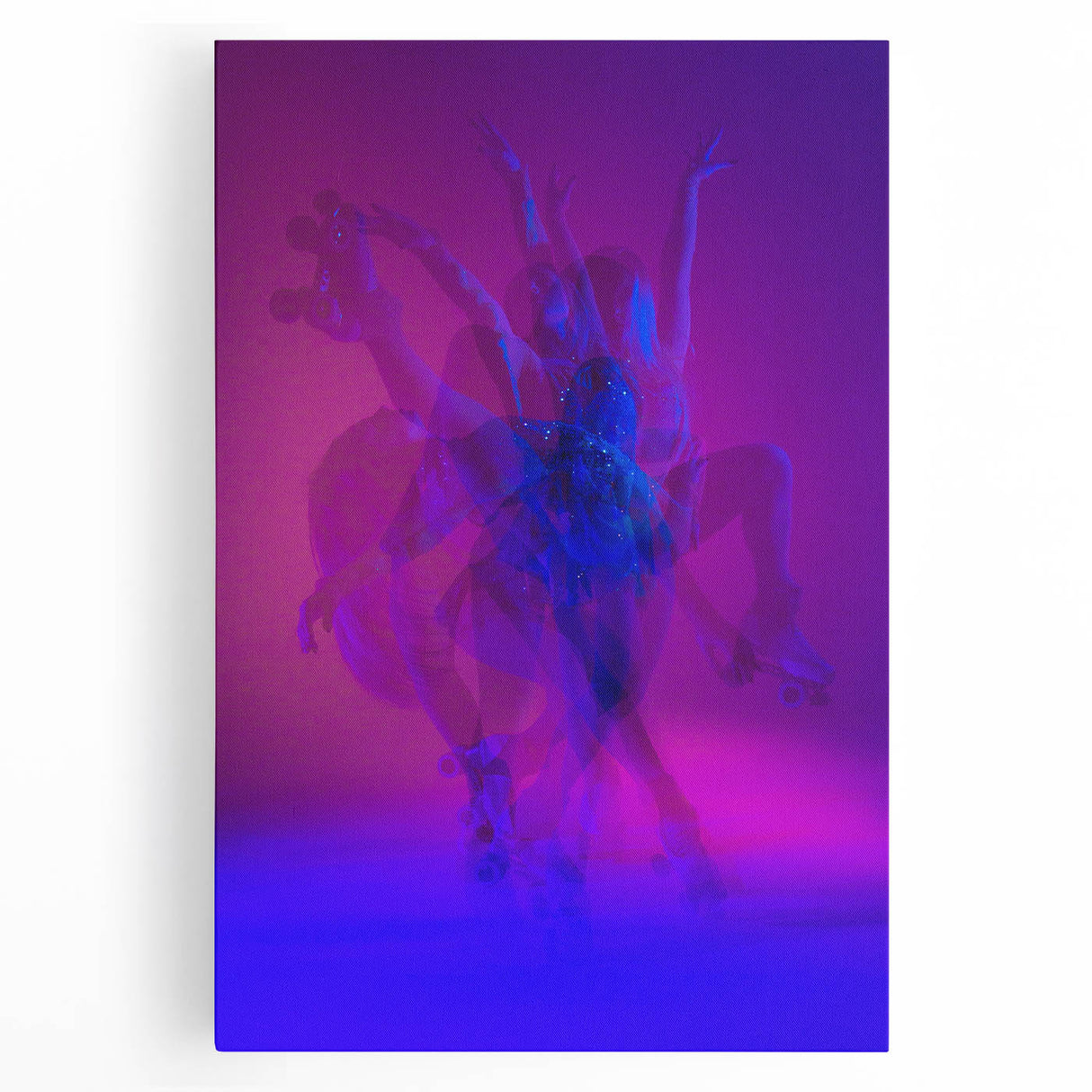 Skater in Motion – Vibrant Expressive Emotive Figure Wall Art