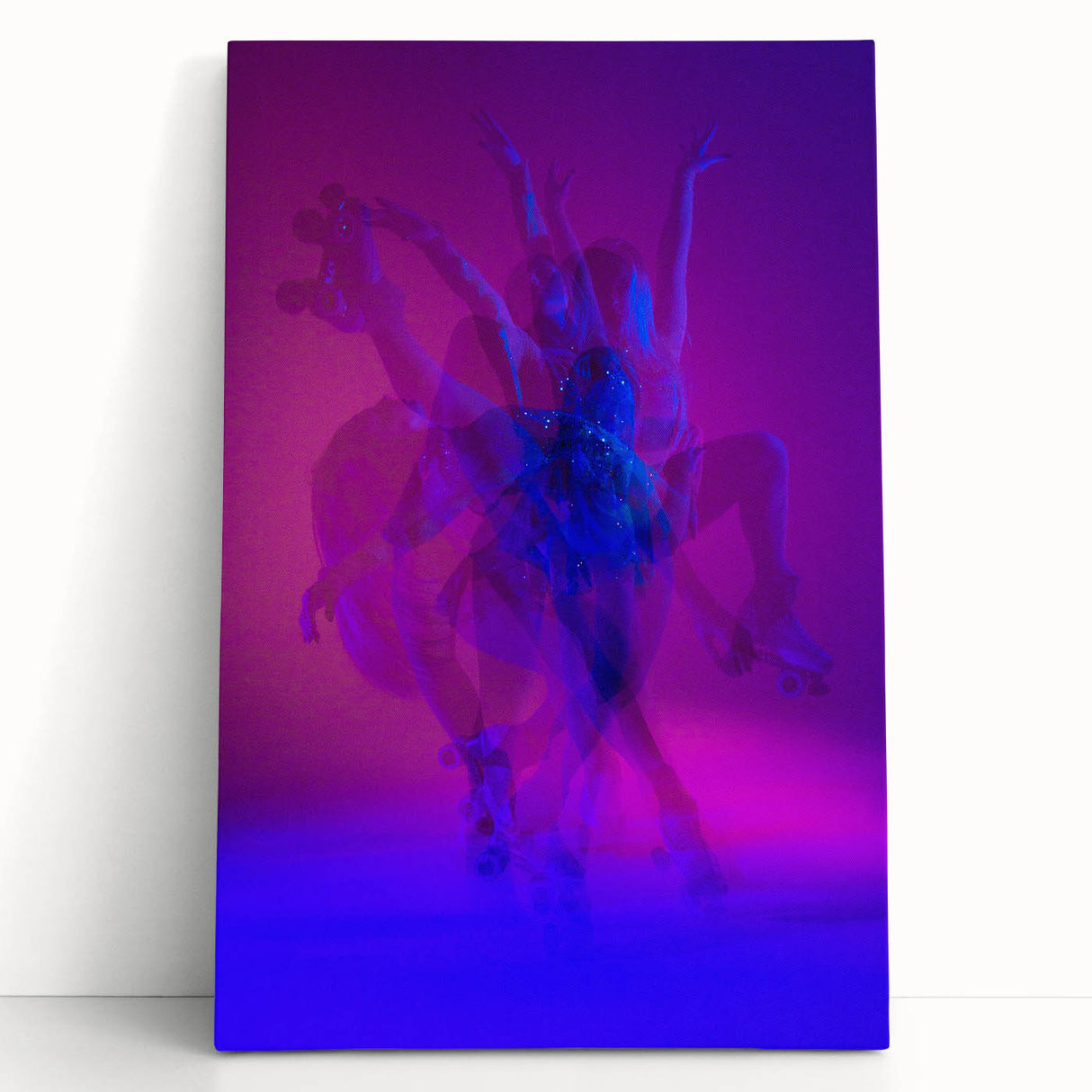 Skater in Motion – Vibrant Expressive Emotive Figure Wall Art