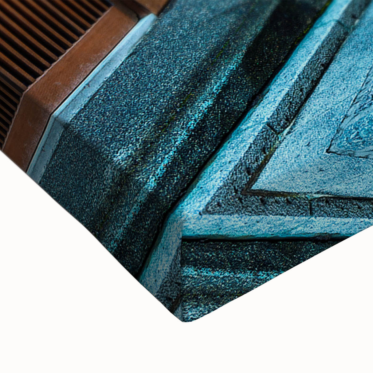 Large art of a black and white landscape painting featuring Kyoto, on stretched canvas, suitable for bedroom decor.