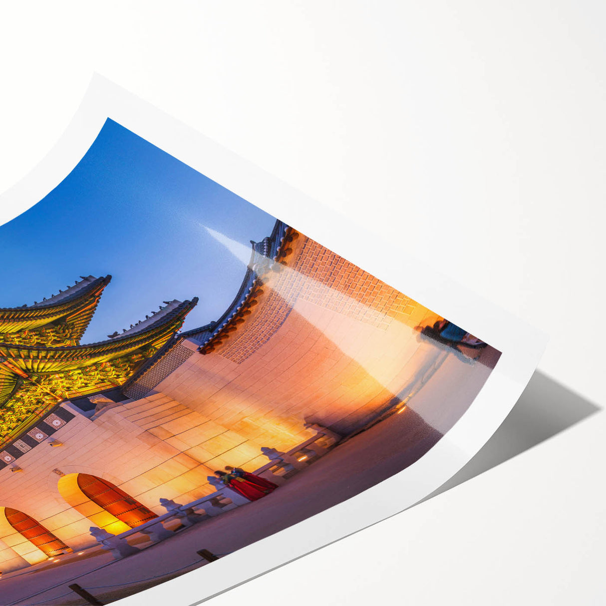 Extra large wall art featuring line art flowers in black on white, rolled print, suited for large living room spaces.