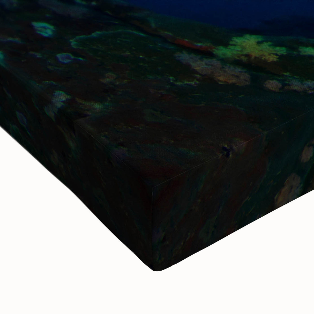 Large art of a black and white Thai landscape on stretched canvas, ideal for bedroom wall decor.