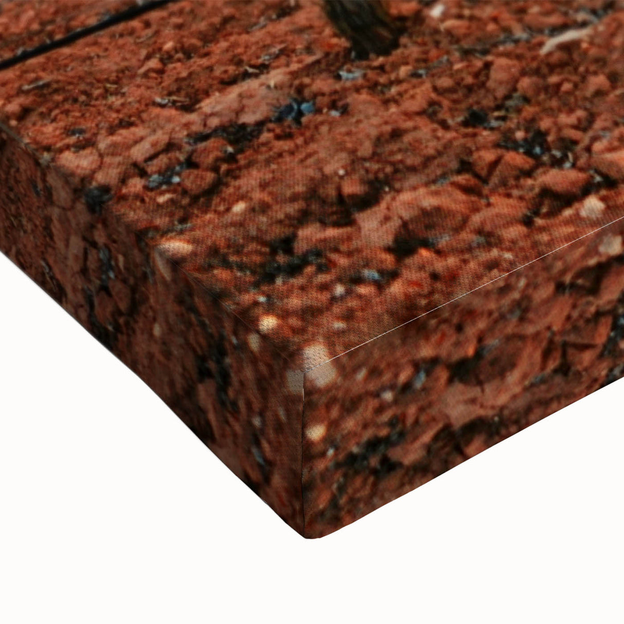 Black and white landscape art painting of Valencia on stretched canvas, ideal for bedroom wall decor.