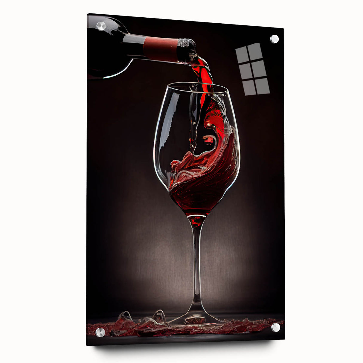 Elegant Wine Pour - Framed Kitchen Prints for Sophisticated Decor