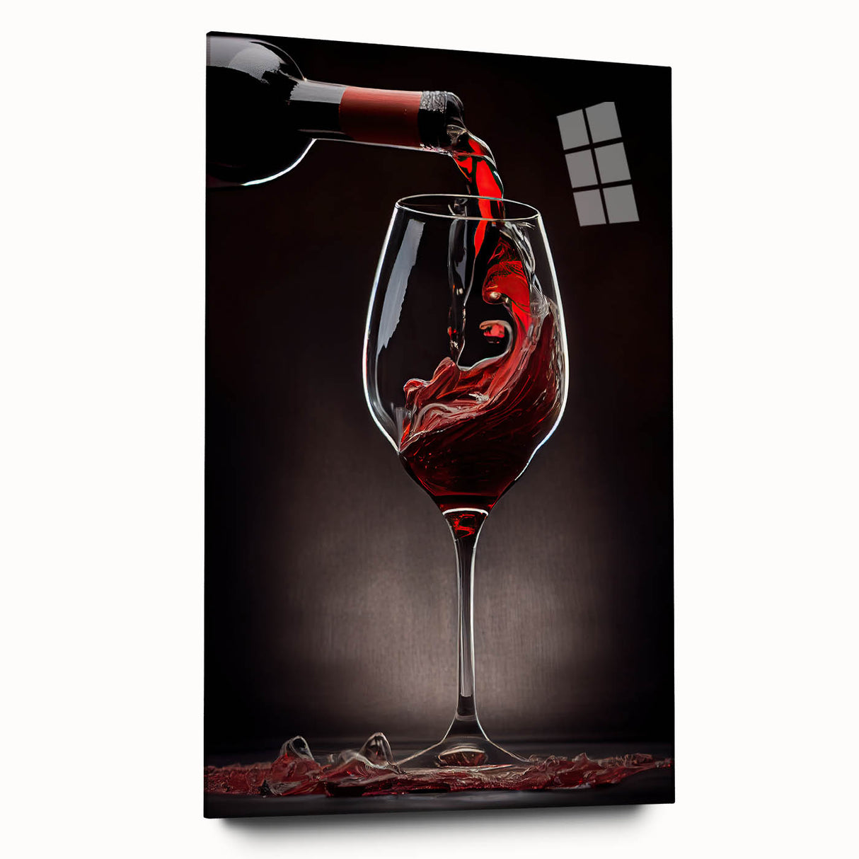 Elegant Wine Pour - Framed Kitchen Prints for Sophisticated Decor