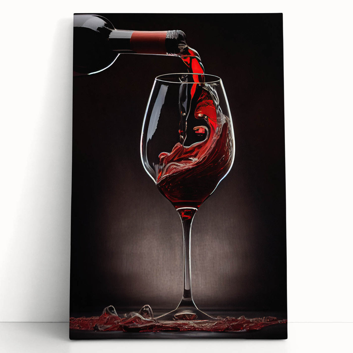 Elegant Wine Pour - Framed Kitchen Prints for Sophisticated Decor