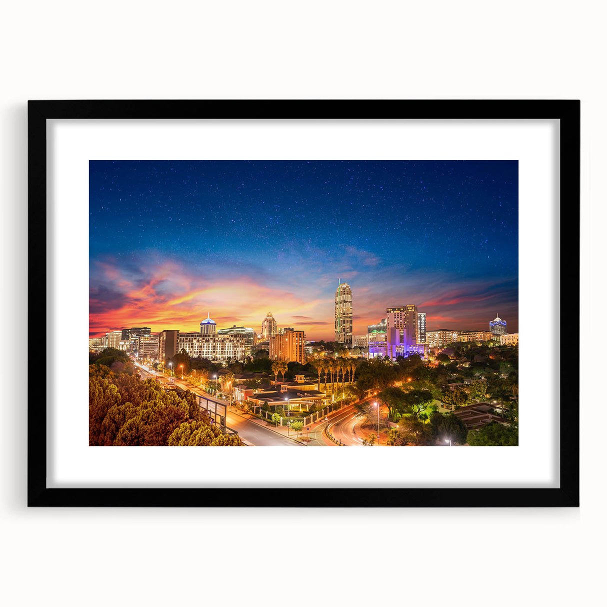 Abstract art print featuring textured, colorful African scenery on an extra-large canvas, ideal for living room decor.