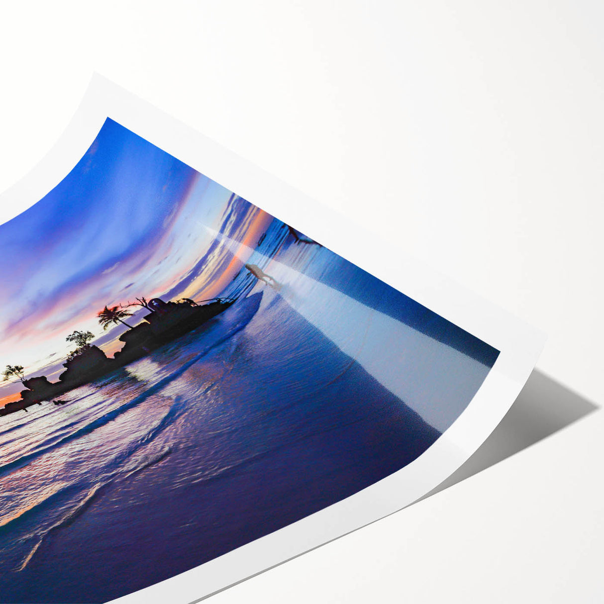 Extra large wall art featuring line art flowers in black on white, rolled print format, suitable for large living room decor.