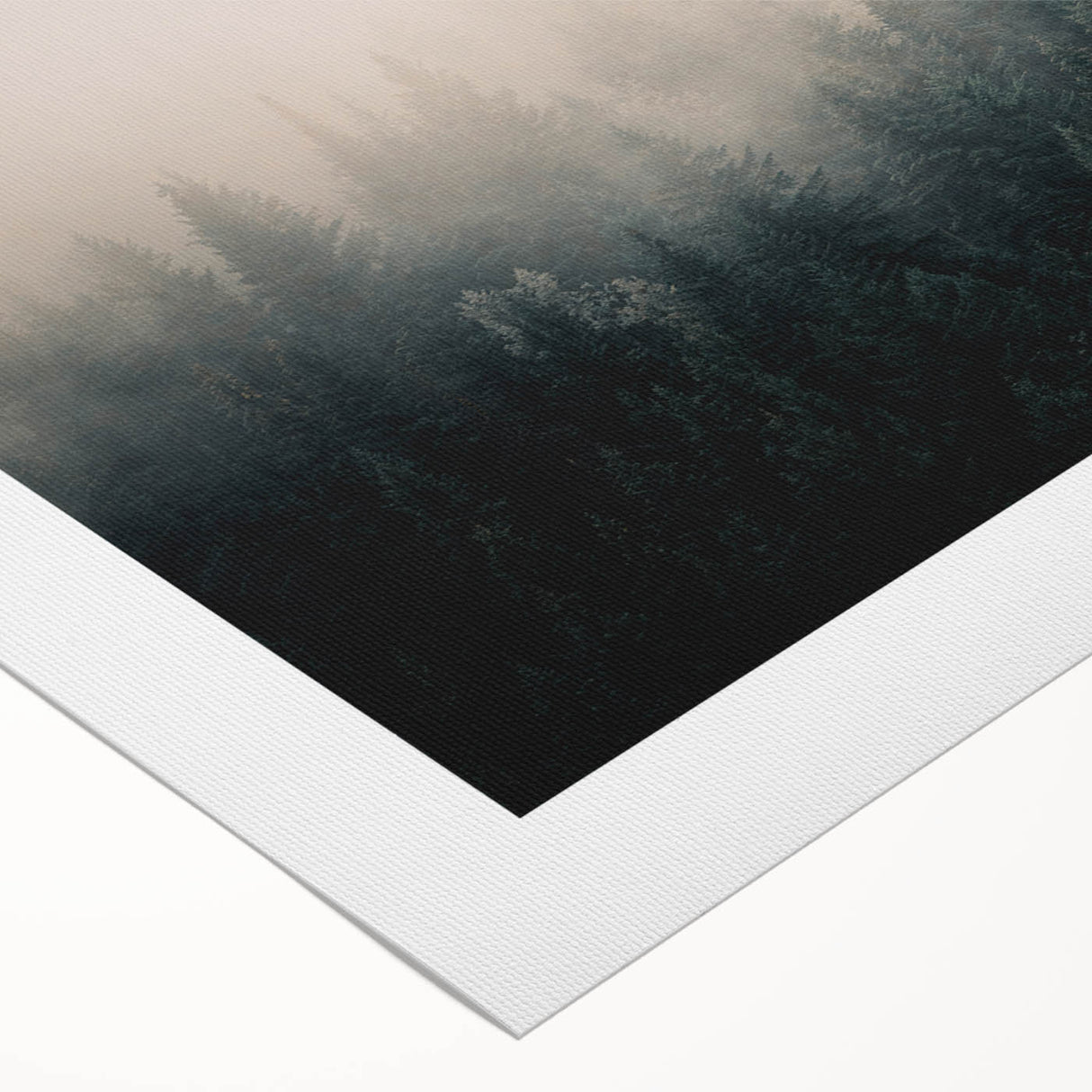 Art deco poster of British Columbia scenery in muted earth tones on rolled canvas, suitable for dining room wall art.