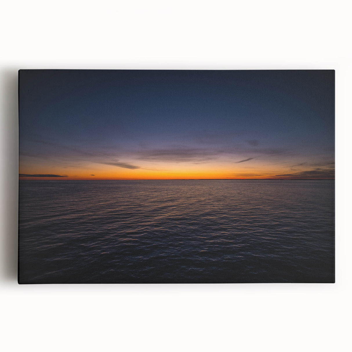 Black and white photograph of New Brunswick scenery on a large stretched canvas, ideal for kitchen wall art.