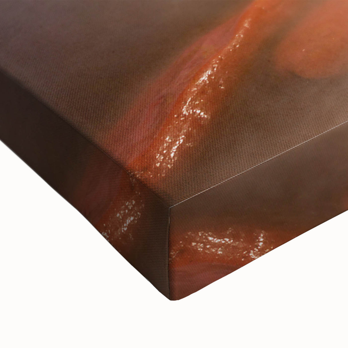 Large art of a black and white landscape painting of Prince Edward, Canada on stretched canvas.