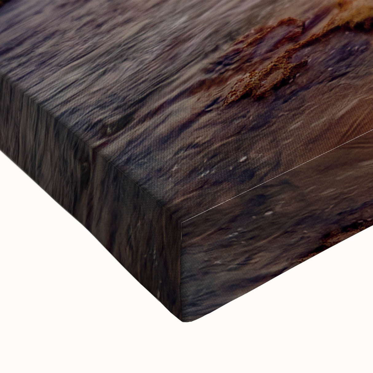 Large art of a black and white landscape painting of Caribbean scenery on stretched canvas, suitable for bedroom wall decor.