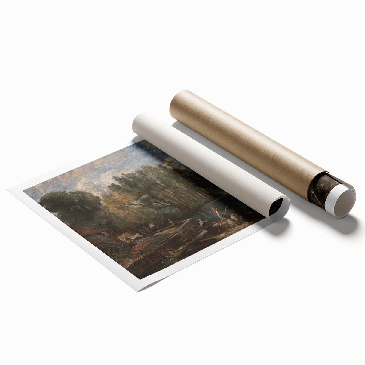 Romanticism Art: "Stratford Mill" by John Constable