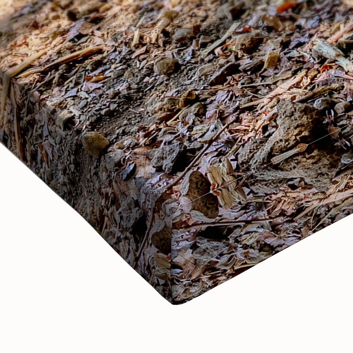 Large art depicting an Ethiopian landscape in black and white on stretched canvas, suitable for bedroom wall decor.