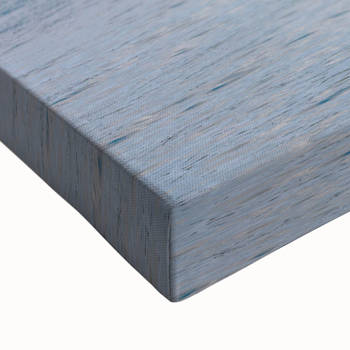 Large art featuring a black and white landscape of Madagascar on stretched canvas, suitable for bedroom wall decor.