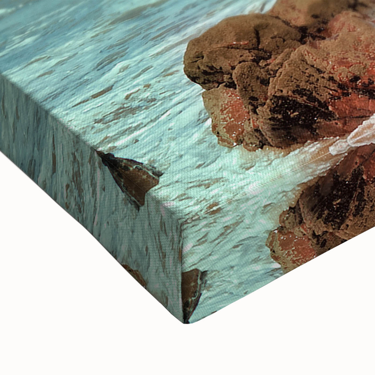 Large art of a Moroccan landscape in black and white on stretched canvas, suitable for bedroom wall decor.