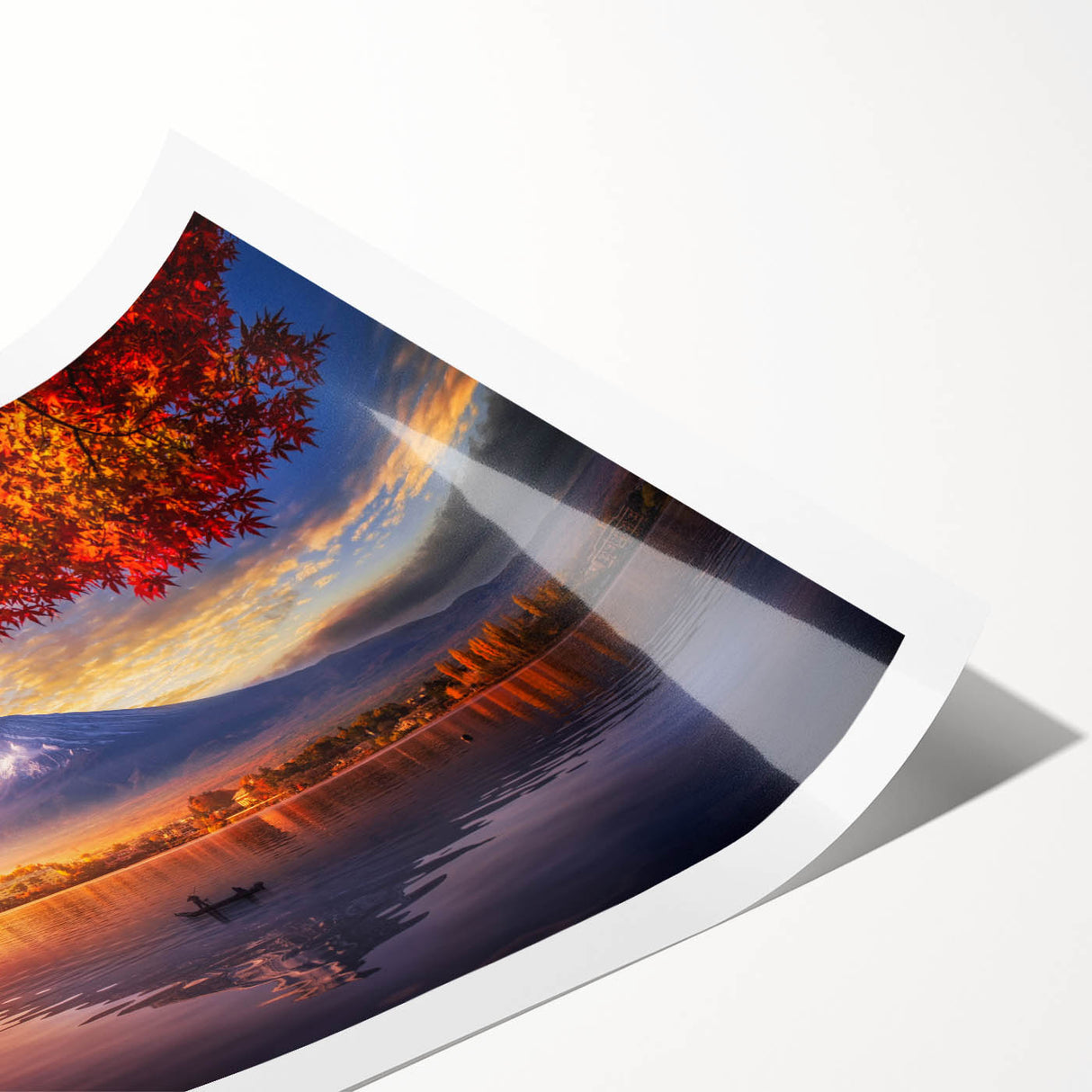 Extra large wall art featuring line art flowers in muted tones on a rolled print, suitable for large living room decor.